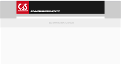 Desktop Screenshot of blog.corrieredellosport.it